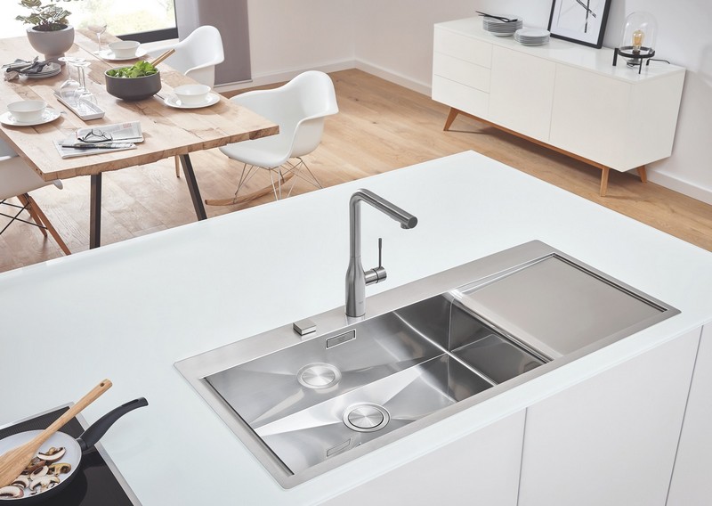 Kitchen Design from a Single Source: GROHE Sets Holistic Design Accents with Its New Kitchen Sinks and Bundles